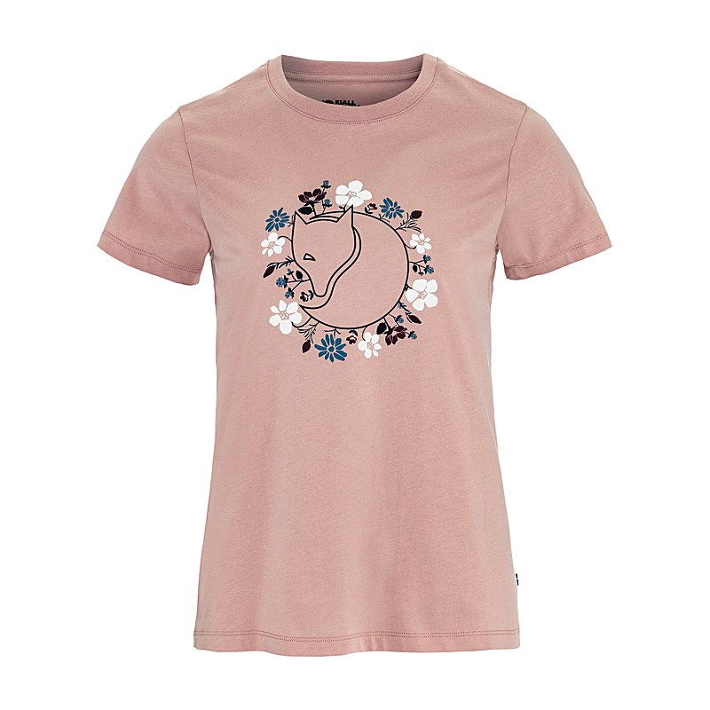 Fjällräven T-Shirt Fjällblomster Fox, chalk rose, Größe S
