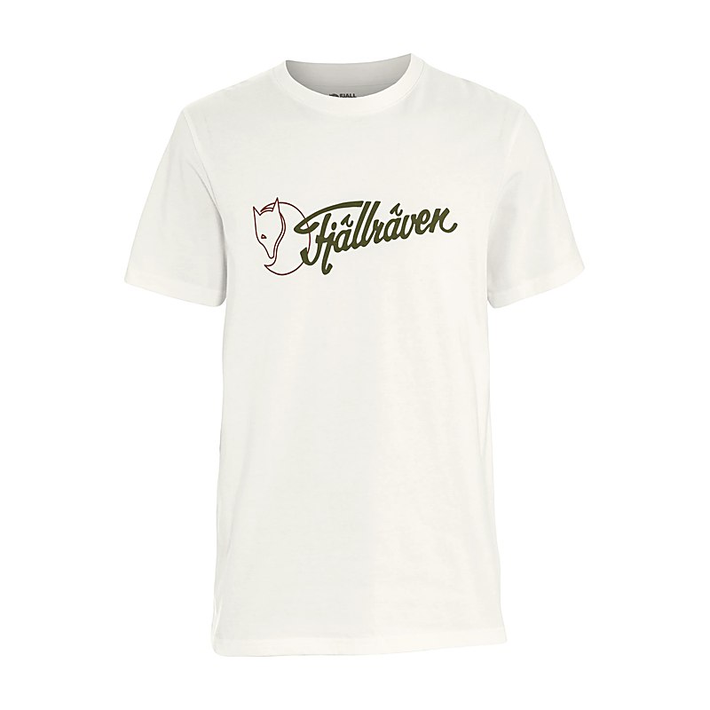 Fjällräven T-Shirt Archive Logo, eggshell, Größe S