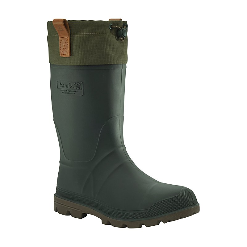 Kamik Winter-Gummistiefel Tundra, khaki-brown, Größe 9
