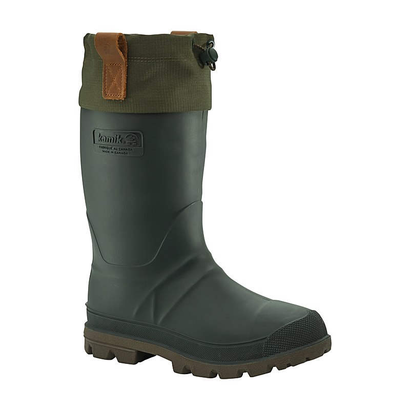 Kamik Winter-Gummistiefel Tundra, khaki-brown, Größe 7