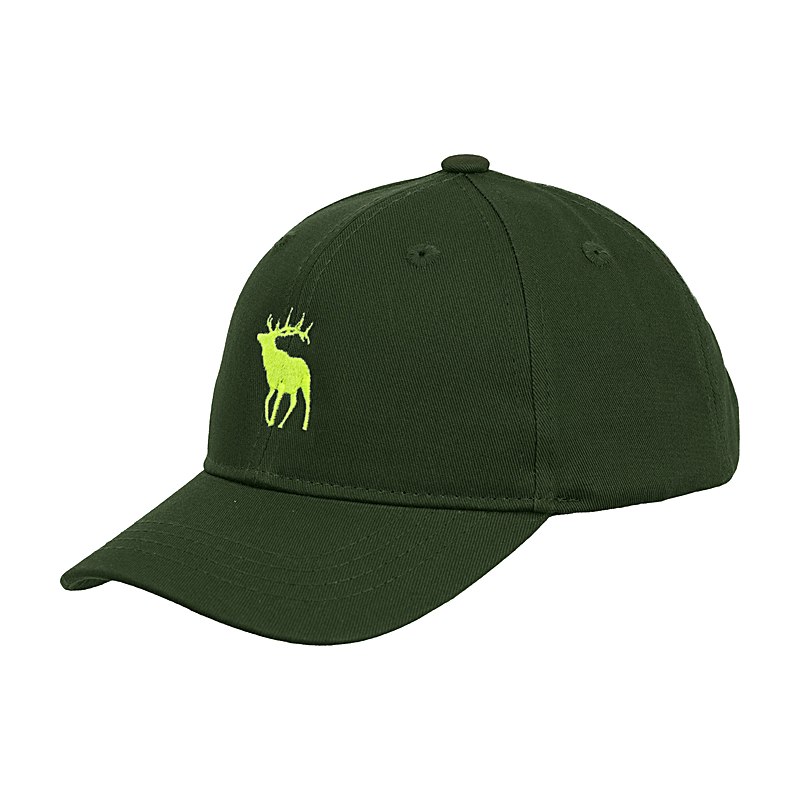 Skogen Cap Hirsch Kids, oliv, Größe one size