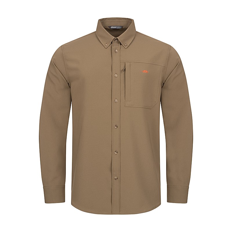 Blaser Langarmhemd AirFlow, caper, Größe M
