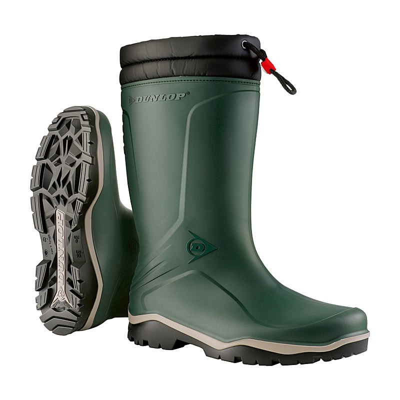 Dunlop Winter-Gummistiefel Blizzard Fur Lining, heritage green/black, Größe 44