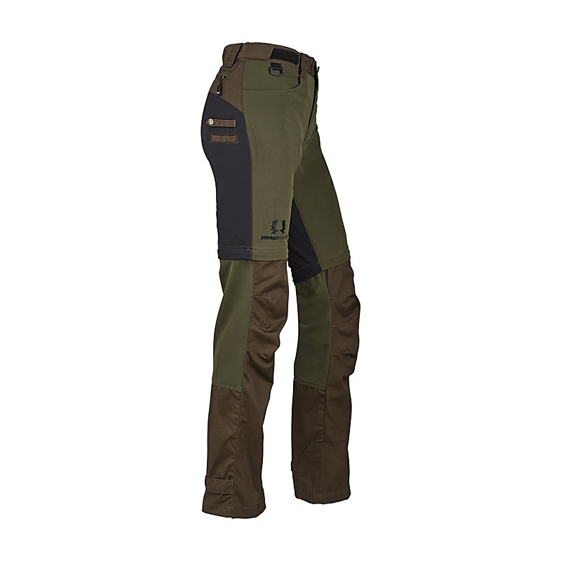 Nordforest Hunting Zip-Hose Jesna, dark brownish green-oliv, Größe 54