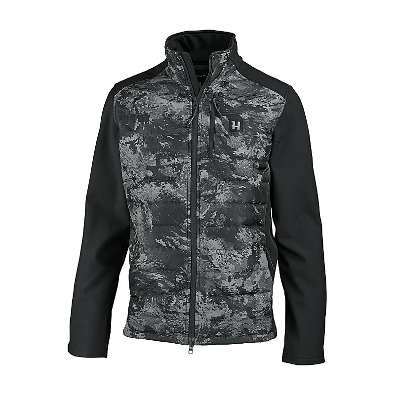 Härkila Hybridjacke Noctyx Camo, axis msp black-black, Größe M