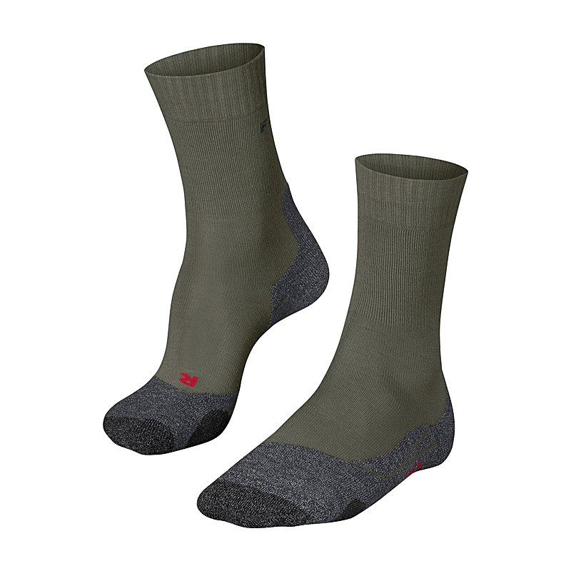 Falke Socken TK2 Explore Women, olive, Größe 35/36