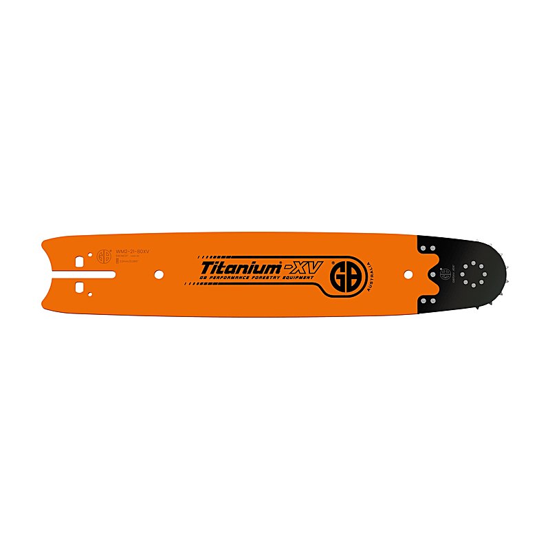 GB Harvester-Schiene Titanium XV, Treibglieder 75 – 78, Schienenaufnahme weit, 64 cm