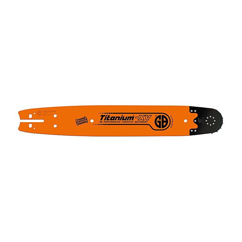 GB Harvester-Schiene Titanium XV, Treibglieder 86 – 88, Schienenaufnahme 4-Loch, 75 cm