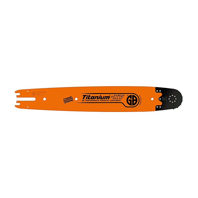 GB Harvesterschiene XV Fast Fit, Treibglieder 85 – 87, Schienenaufnahme schmal, 75 cm