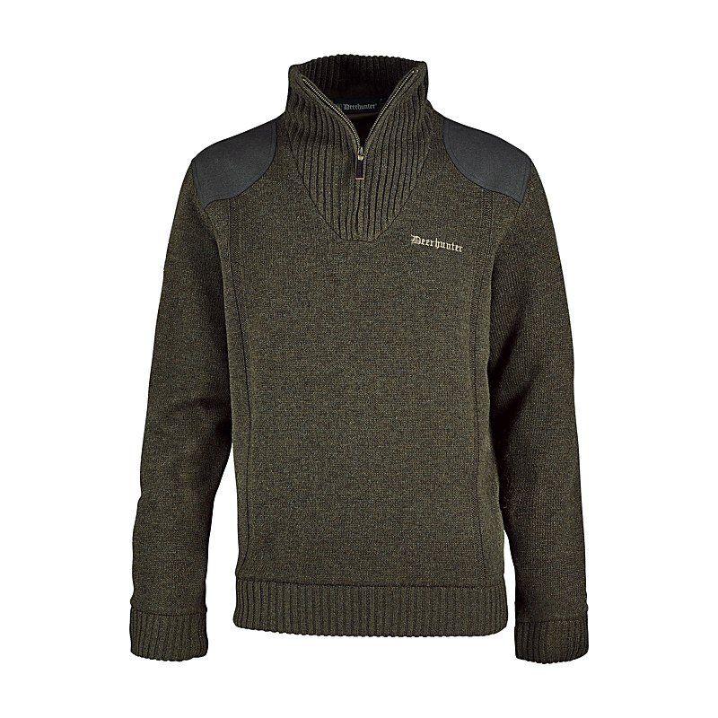 Deerhunter Strickpullover Finley Stormliner, woodland melange, Größe S