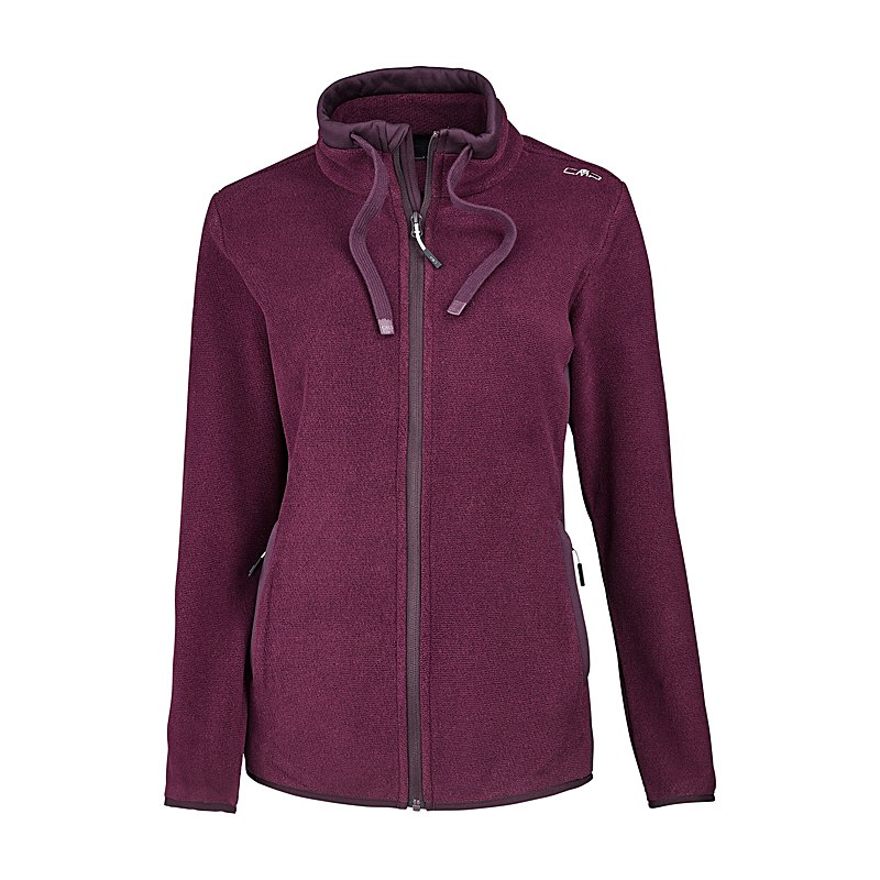 CMP Fleecejacke, black berry, Größe 46