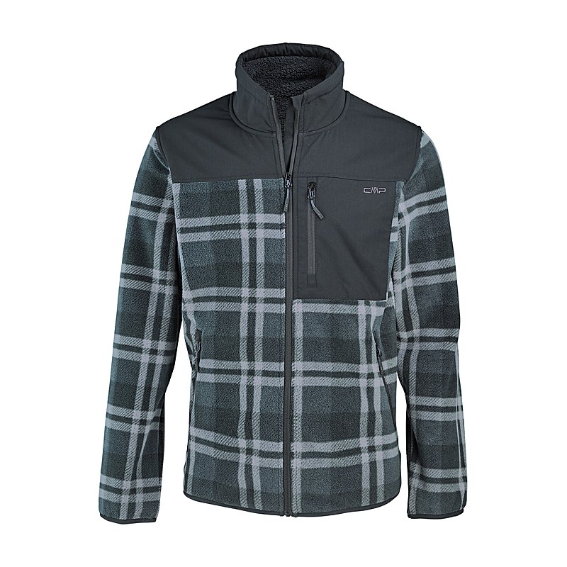 CMP Fleecejacke, antracite-grey, Größe 52