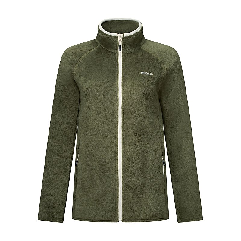 Regatta Fleecejacke Lakara, olive night, Größe 42