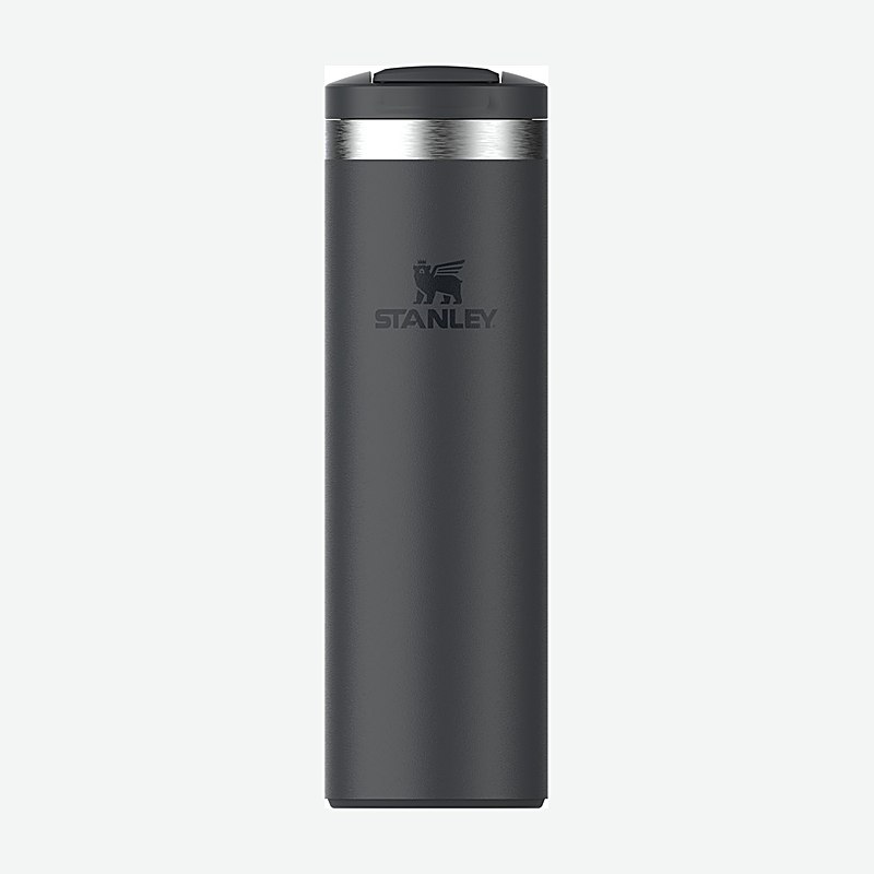Stanley Vakuum-Flasche The Transit Flip Top Mug 0,47 Liter, black 2.0