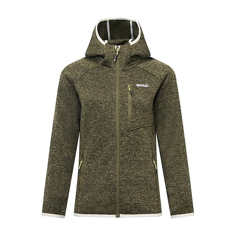 Regatta Strickfleecejacke Newhill, olive night, Größe 46
