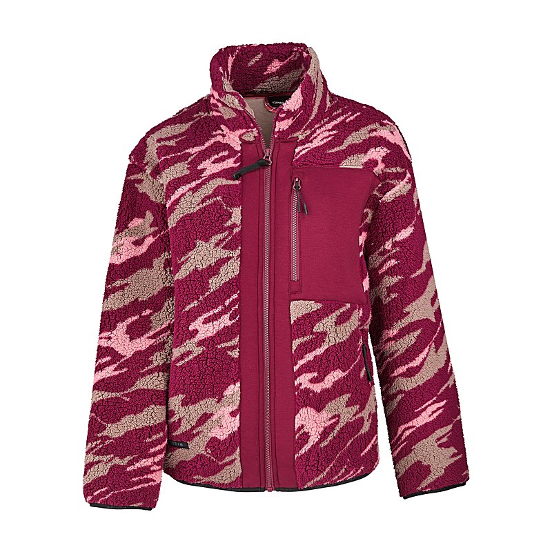 Icepeak Fleecejacke Amory, carmine, Größe XL