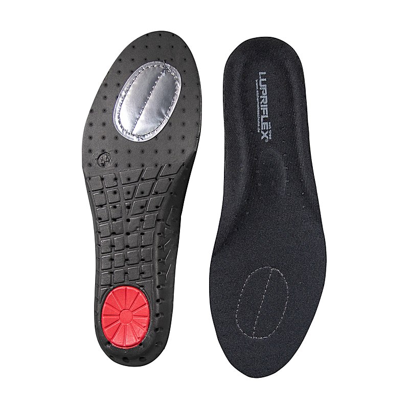 Lupriflex Fußbett, schwarz-rot, Größe 37