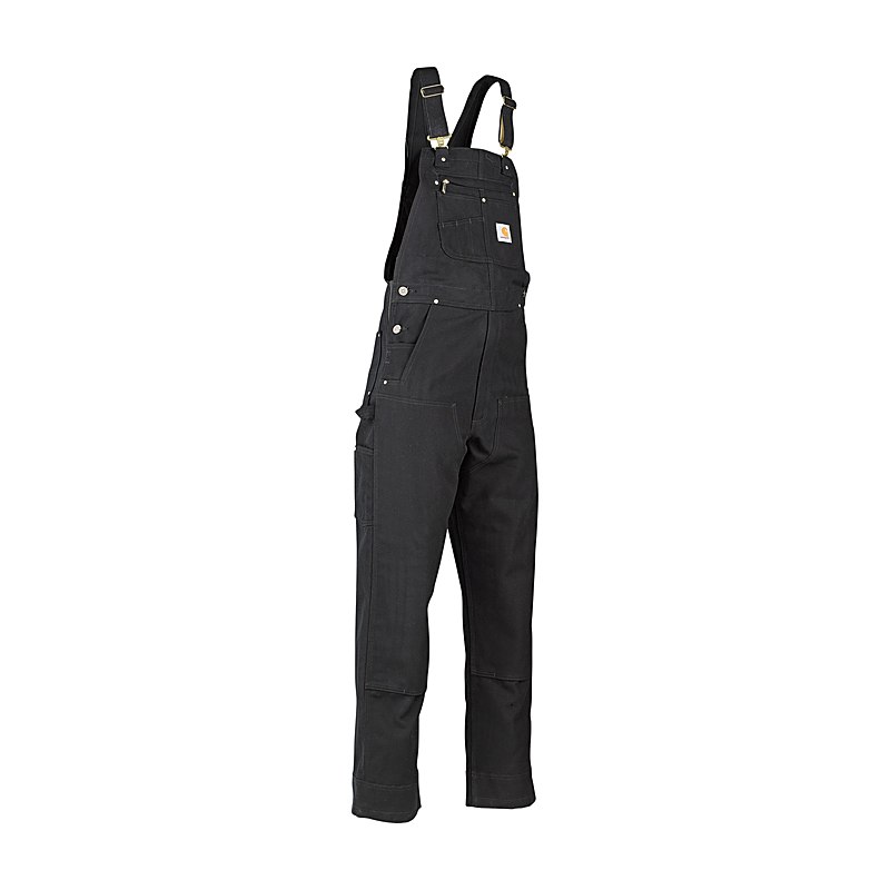 Carhartt Latzhose, black, Größe W32/L32
