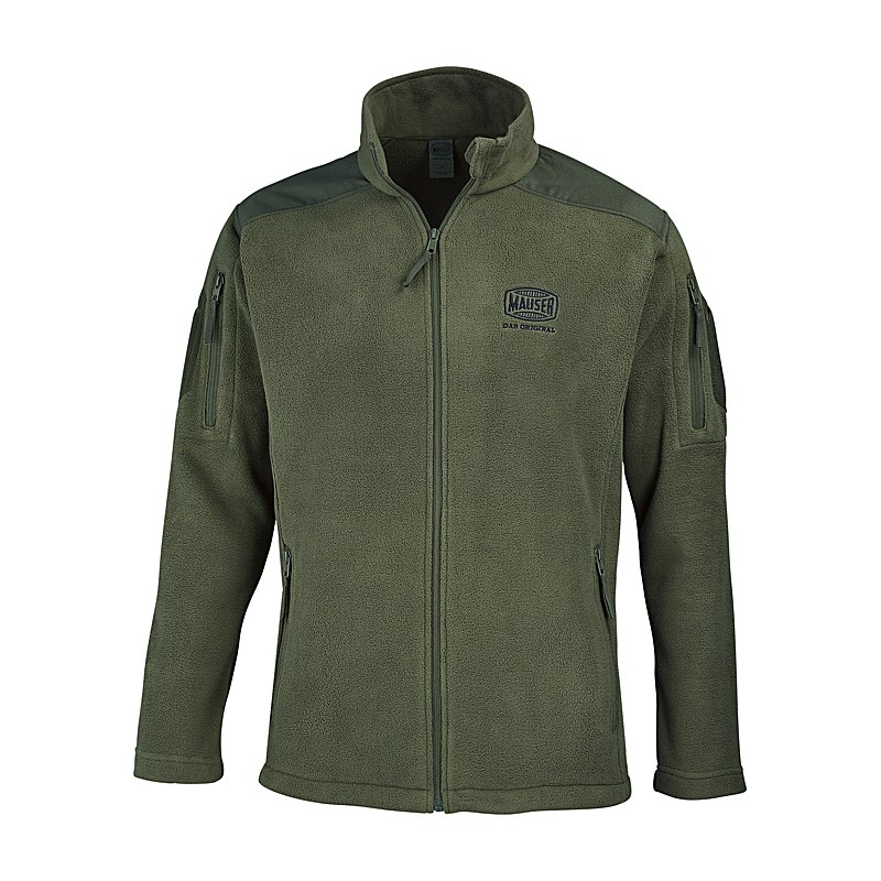 Mauser Fleecejacke Silent, dull olive, Größe M