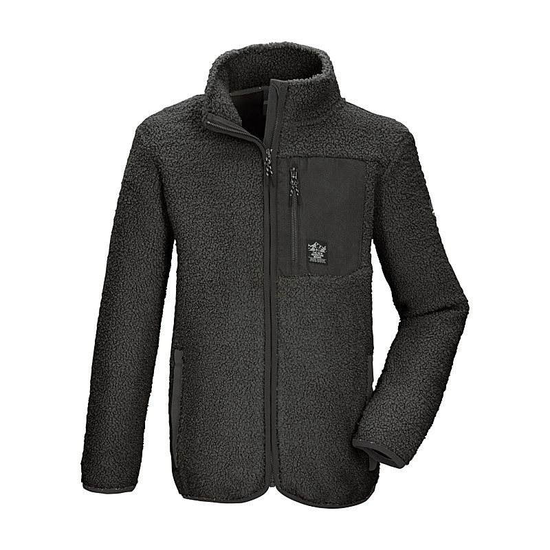 Killtec Sherpajacke KOW 144, dunkelstein, Größe 140