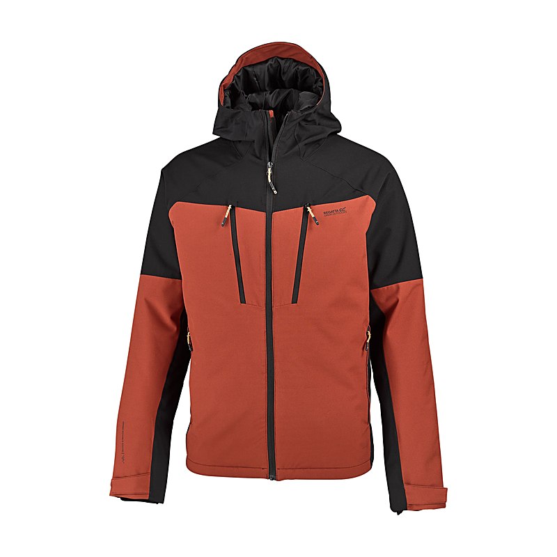 Regatta Funktionsjacke Highton Stretch Padded, burnt henna-black, Größe S