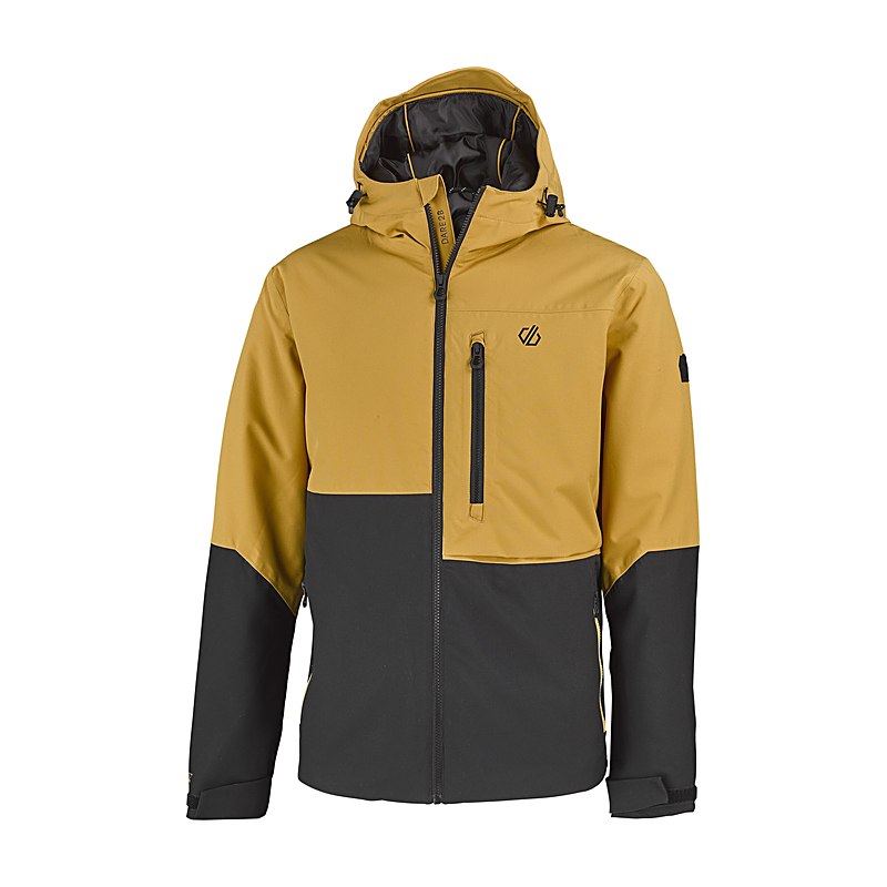 Dare2B Funktionsjacke Halfpipe IV, wood brown-black, Größe S