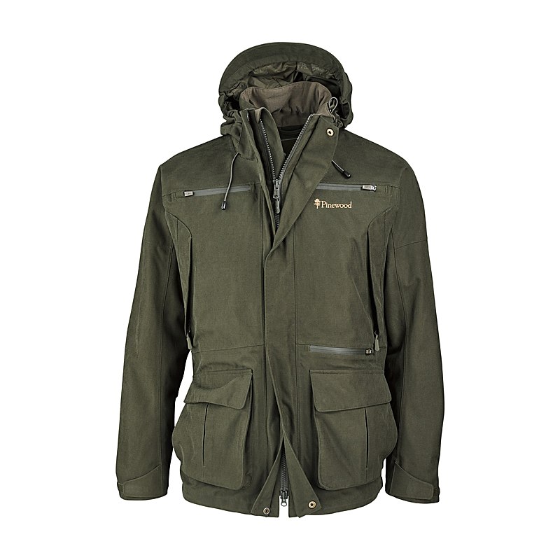 Pinewood Jacke Furudal Expert 2L Hunting, d.mossgreen, Größe L