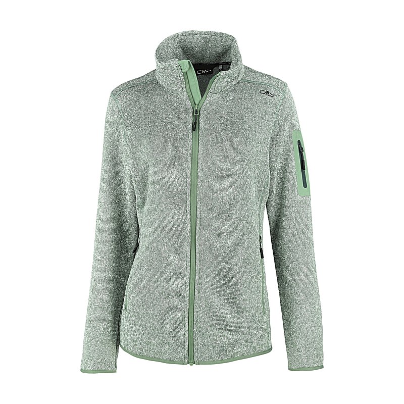 CMP Strickfleecejacke, green tea, Größe 48