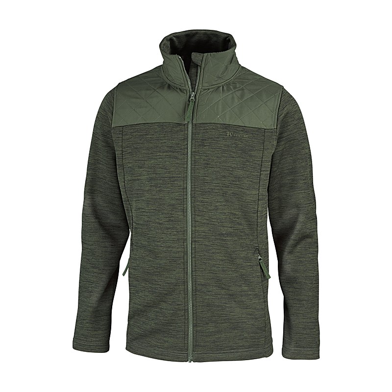 Tom Collins Hunting Jacke Interlock Jersey, oliv, Größe S