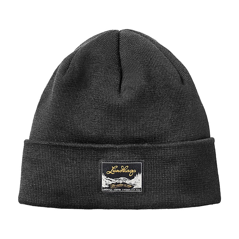 Lundhags Beanie Järpen, black, Größe one size