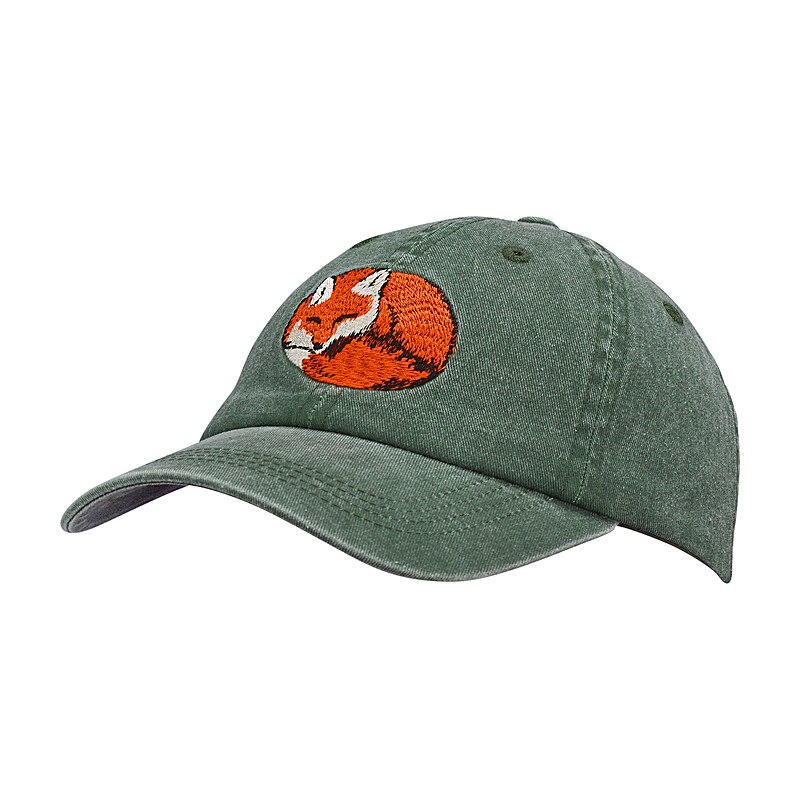 Nordforest Hunting Kids Cap Karlie, washed green, Größe one size