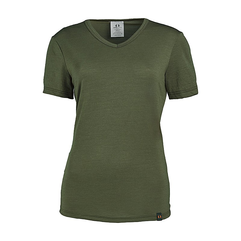 Nordforest Hunting T-Shirt Merino, oliv, Größe L