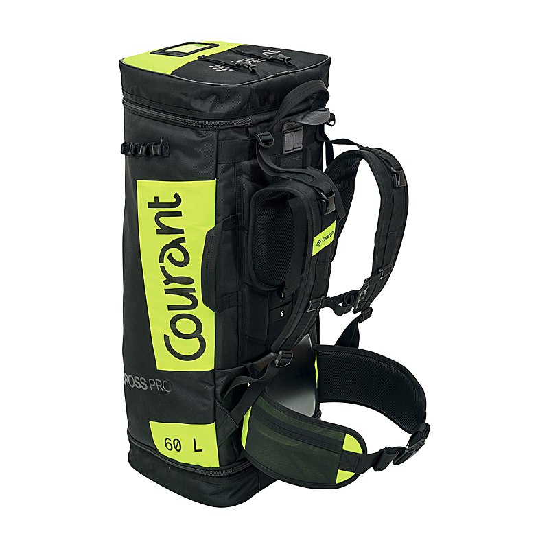 Courant Materialtasche Cross Pro, schwarz-gelb