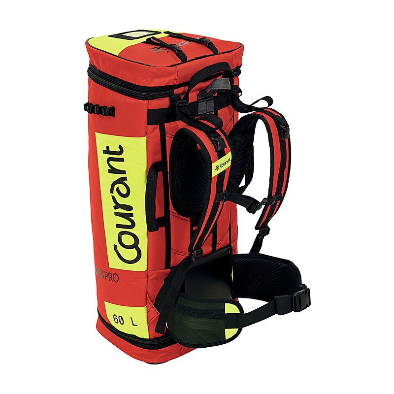 Courant Materialtasche Cross Pro, rot-gelb