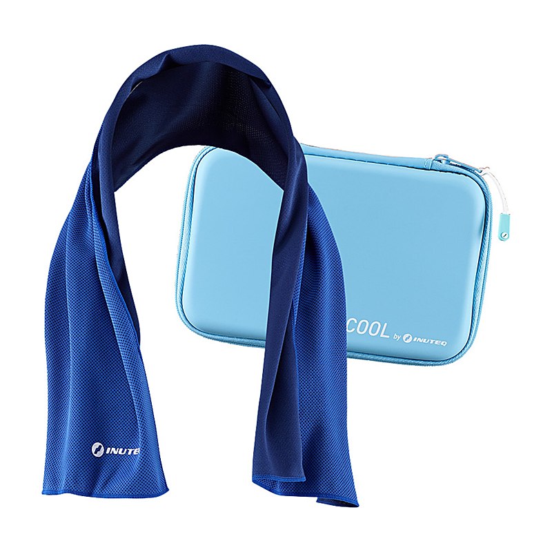 Inuteq Kühlendes Handtuch Towel+, eisblau