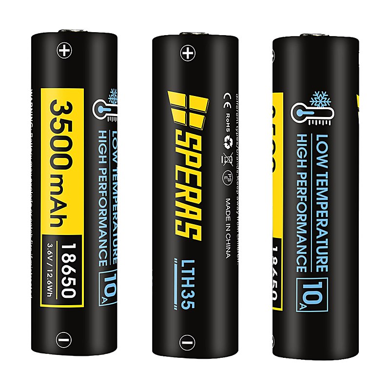 Speras Low-Temperatur-Akku 18650, 3500mAh