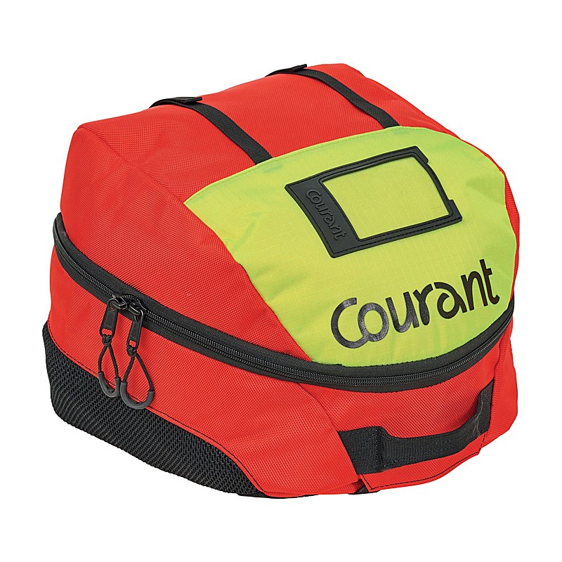 Courant Materialtasche Cross Up, rot-gelb