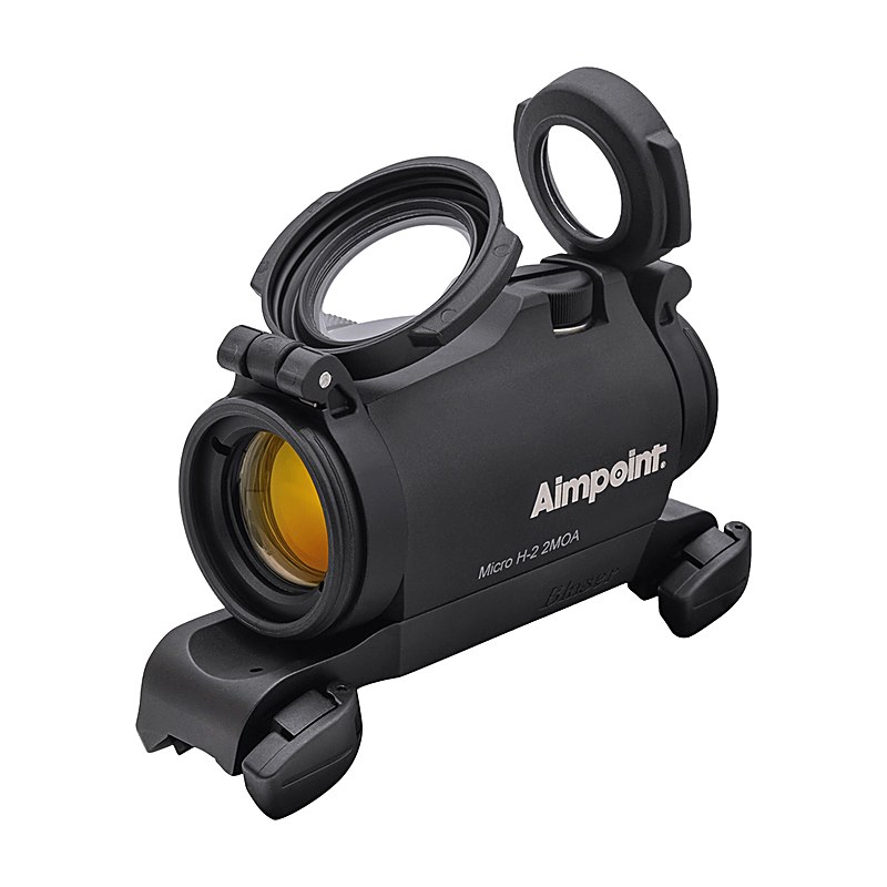 Aimpoint Rotpunktvisier Micro H-2, Blaser Sattelmontage, 2 MOA