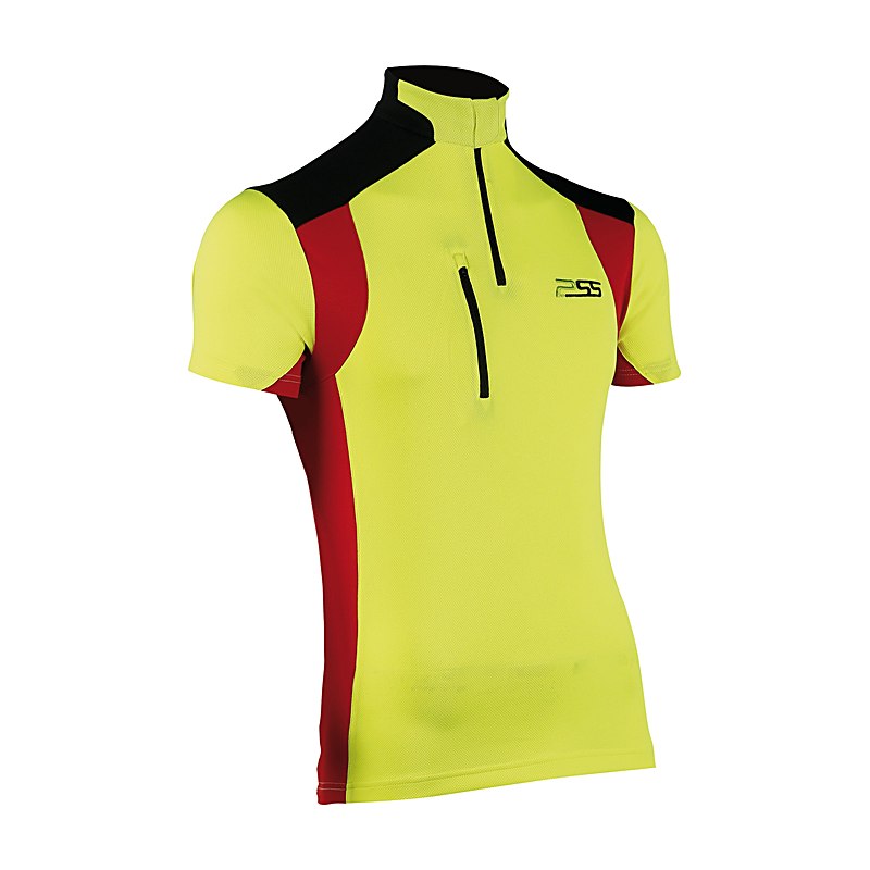 PSS Funktionsshirt X-treme Skin Kurzarm, gelb-rot, Größe 3XL