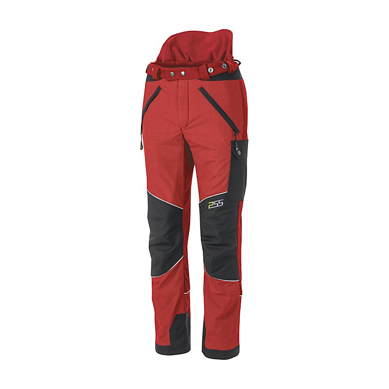 PSS Keilerschutzhose X-treme Protect, rot-schwarz, Größe 30