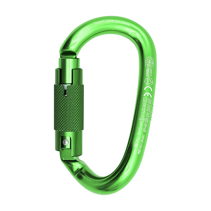Kong Karabiner Ovalone DNA Trilock, grün