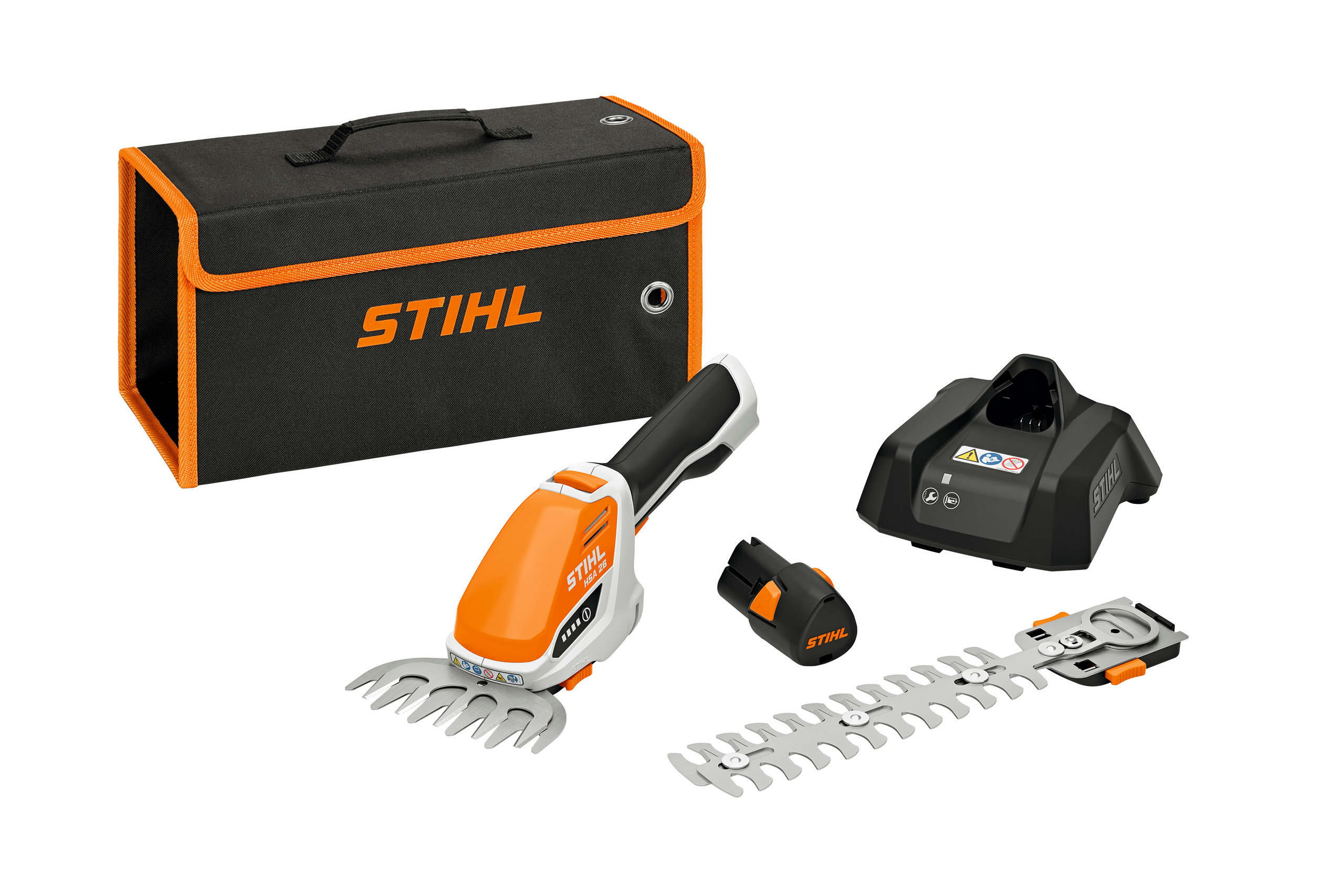 Stihl AkkuHeckenschere HSA 26 Set mit AS 2 und AL 1 Heckenscheren