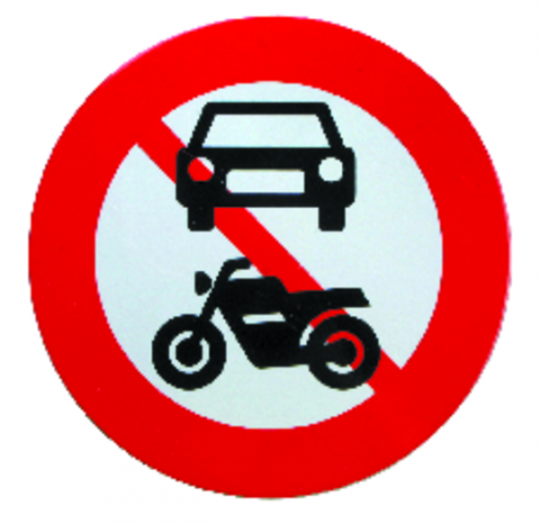 Motorkøretøjer forbudt