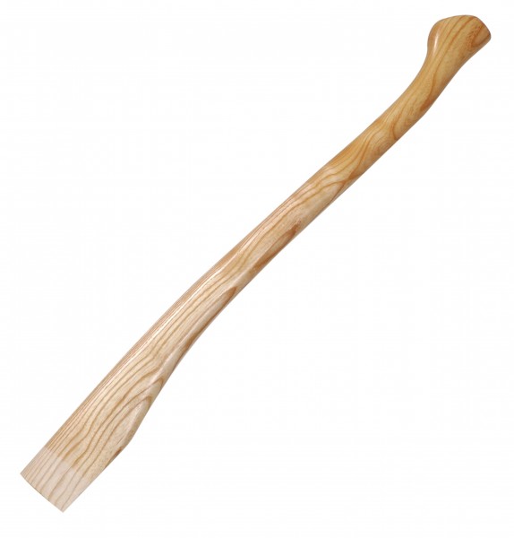 Hickory Økse-skaft M. Kantet øje og M. stor endeknop