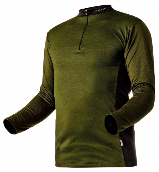 Pfanner Zip-Neck langærmet